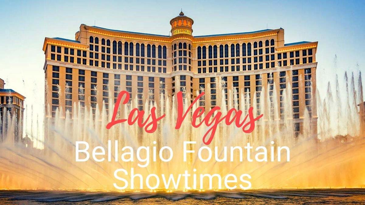 'Video thumbnail for Bellagio Fountains Show Schedule Las Vegas'