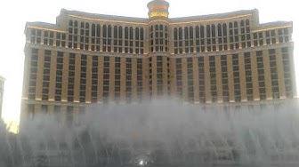 'Video thumbnail for Fountain show in front of Bellagio'