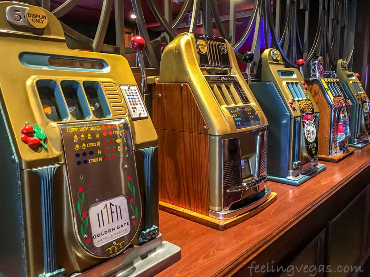vintage coin-operated slot machines