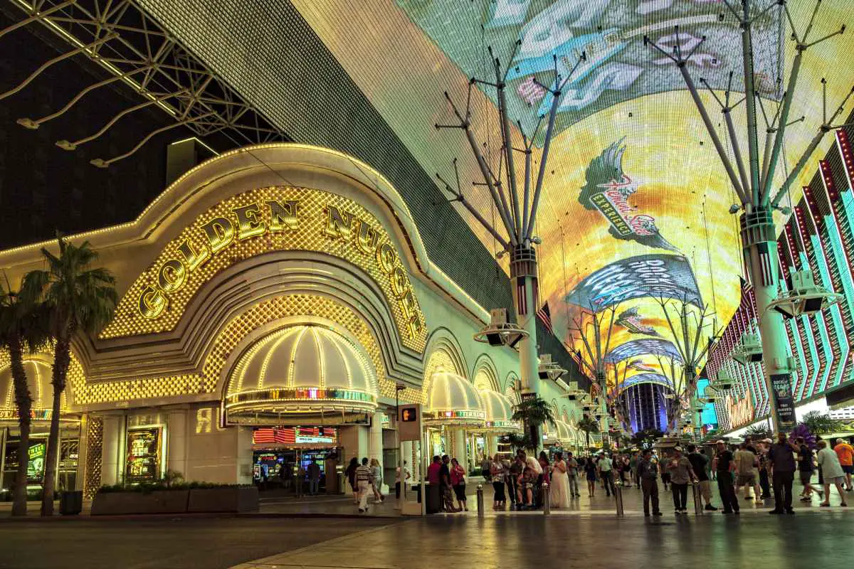 The Golden Nugget casino in downtown Las Vegas.