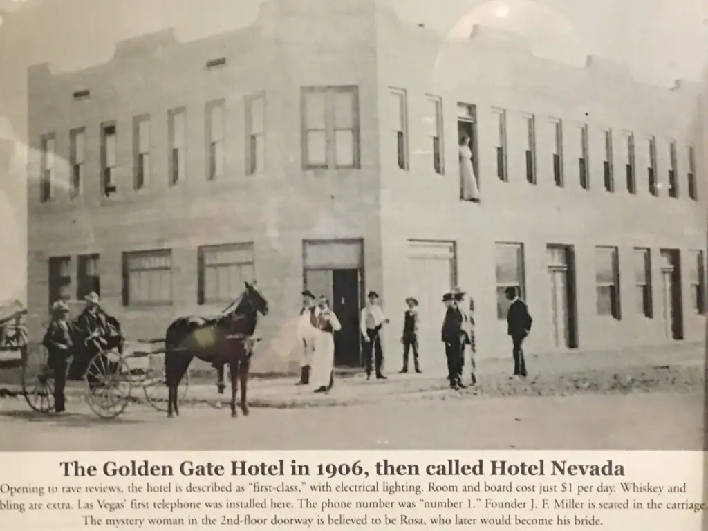 golden gate casino aka hotel nevada in 1906