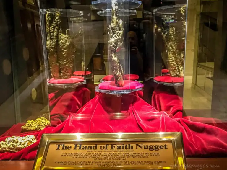 Hand of Faith Gold Nugget in Las Vegas (World’s Biggest?)