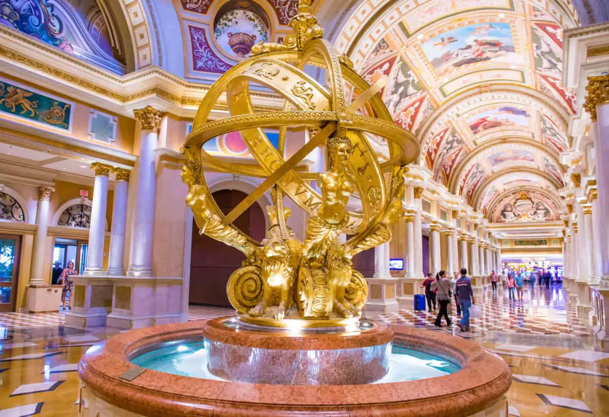 Can You Go Into Any Casino in Las Vegas (The Venetian Resort interior)