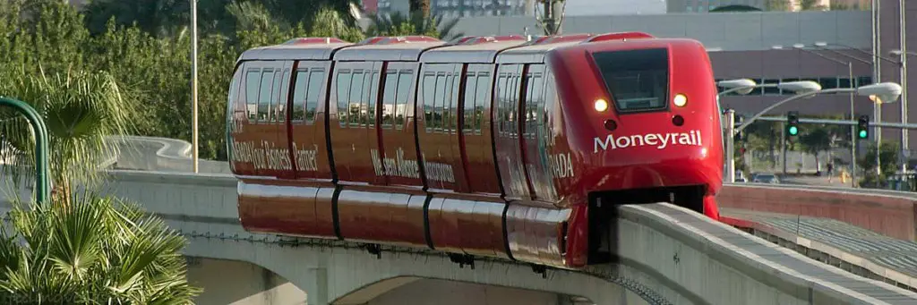 Taking the Las Vegas Monorail is another option for getting around in Vegas