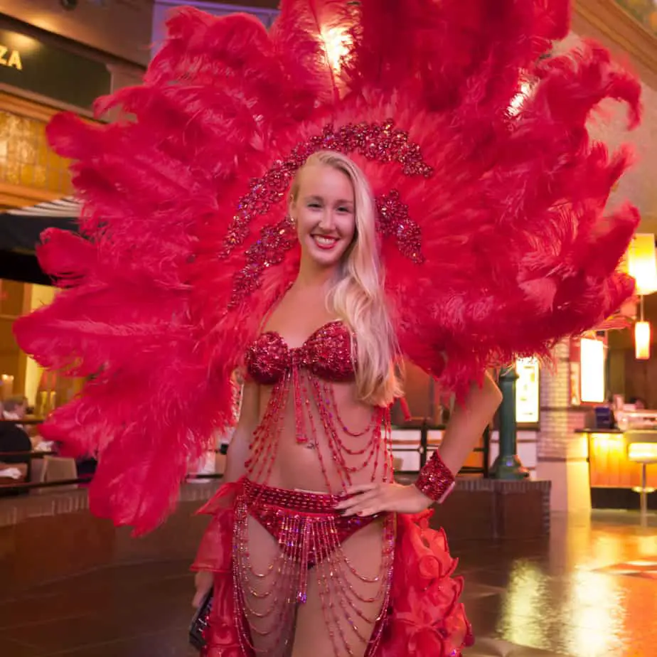 Custom Las Vegas Showgirl Costume