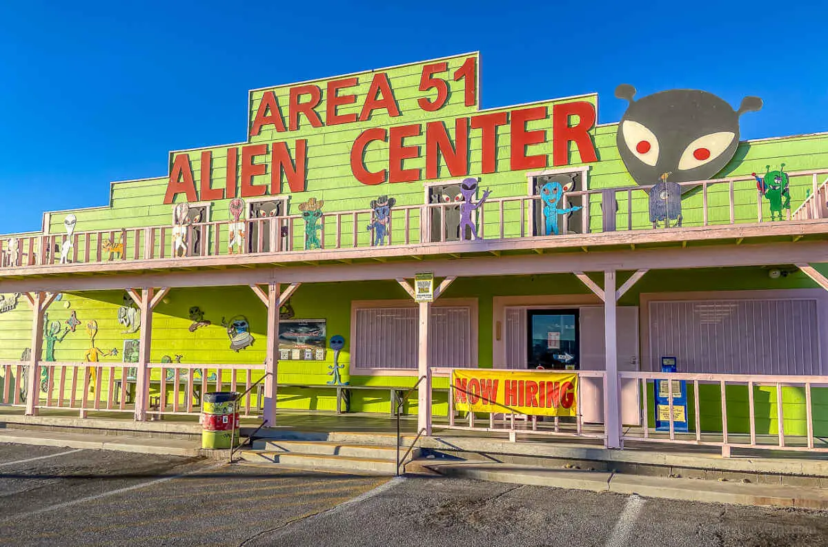 Area 51: Driving the Extraterrestrial Highway from Las Vegas 8 The Area 51 Alien Travel Center