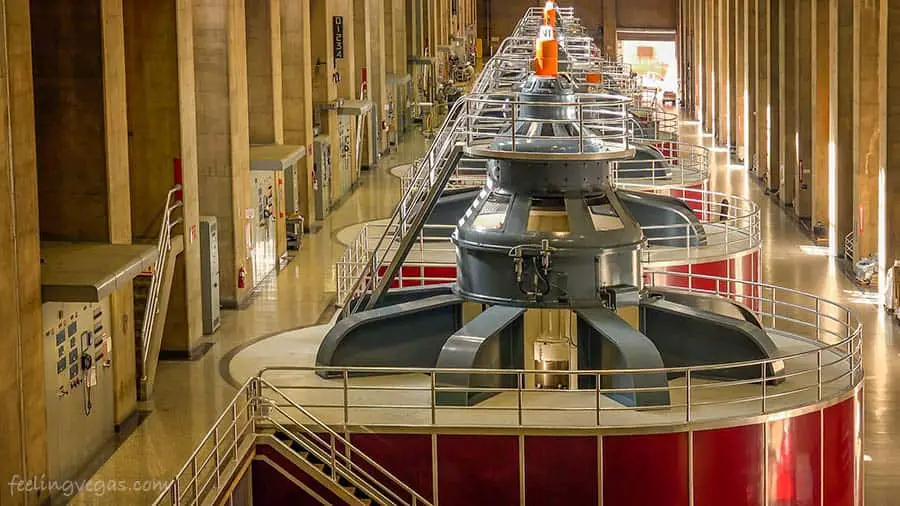 hoover dam generators in the powerplant