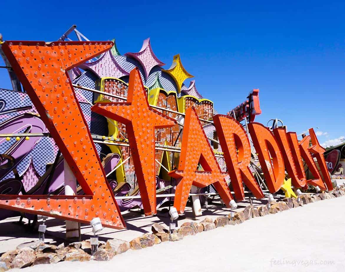 Stardust sign at The Neon Museum boneyard in Las Vegas.