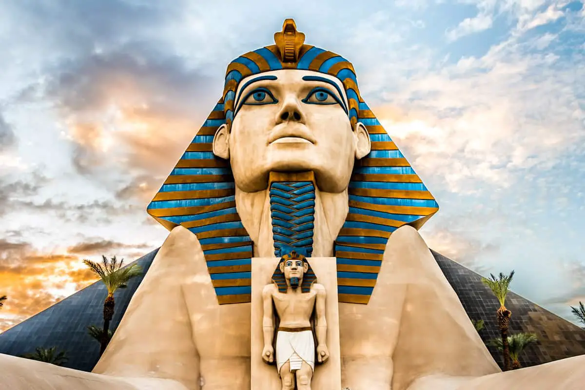 21 Shockingly Fun Facts About Las Vegas You Didn't Know 11 Las Vegas Sphinx at the Luxor