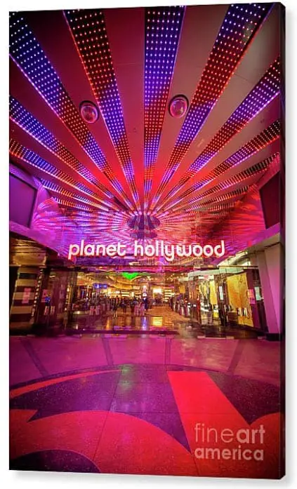 Las Vegas Prints & Wall Art | Fine Art Photography 4 Planet Hollywood Las Vegas printed on acrylic. Photograph by Bryan Mullennix