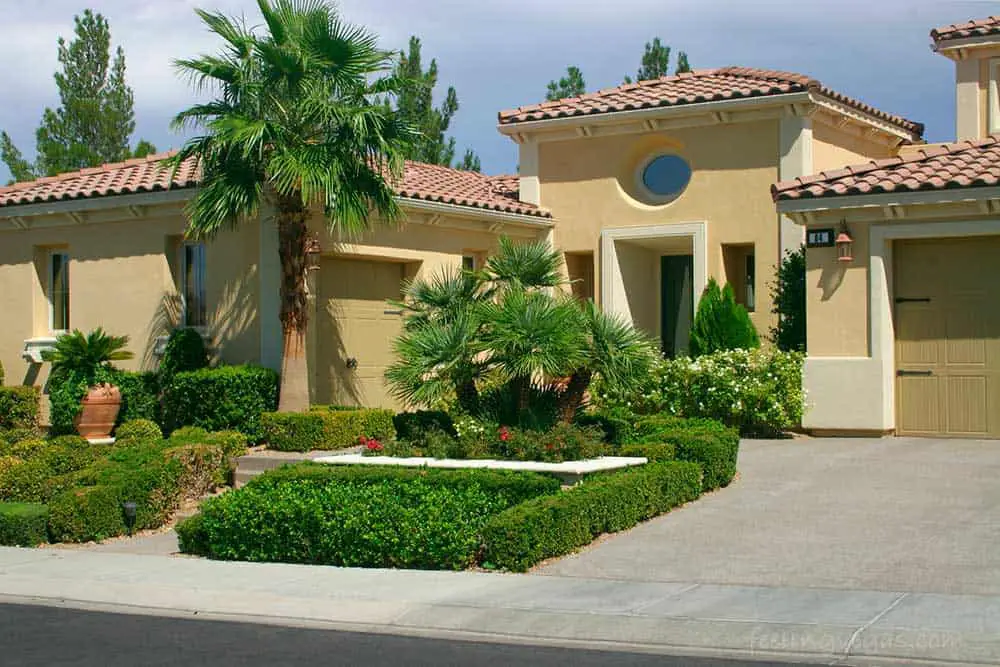 Upscale desert home in a Las Vegas active lifestyle community.