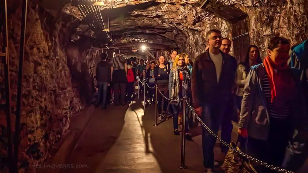 Original tunnels inside Hoover Dam