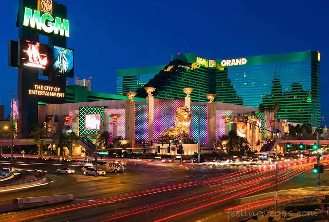 Fun for retirees in Las Vegas: MGM Grand Hotel and Casino on the Las Vegas Strip