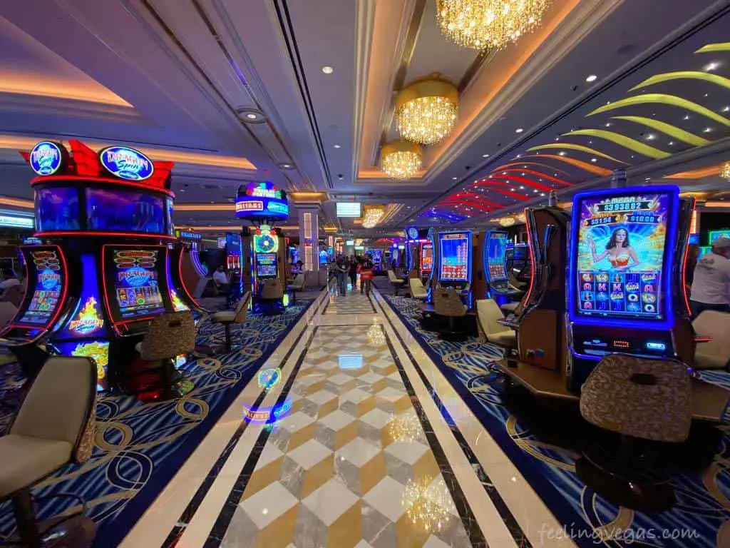 The almost smoke-free casino floor at The Venetian