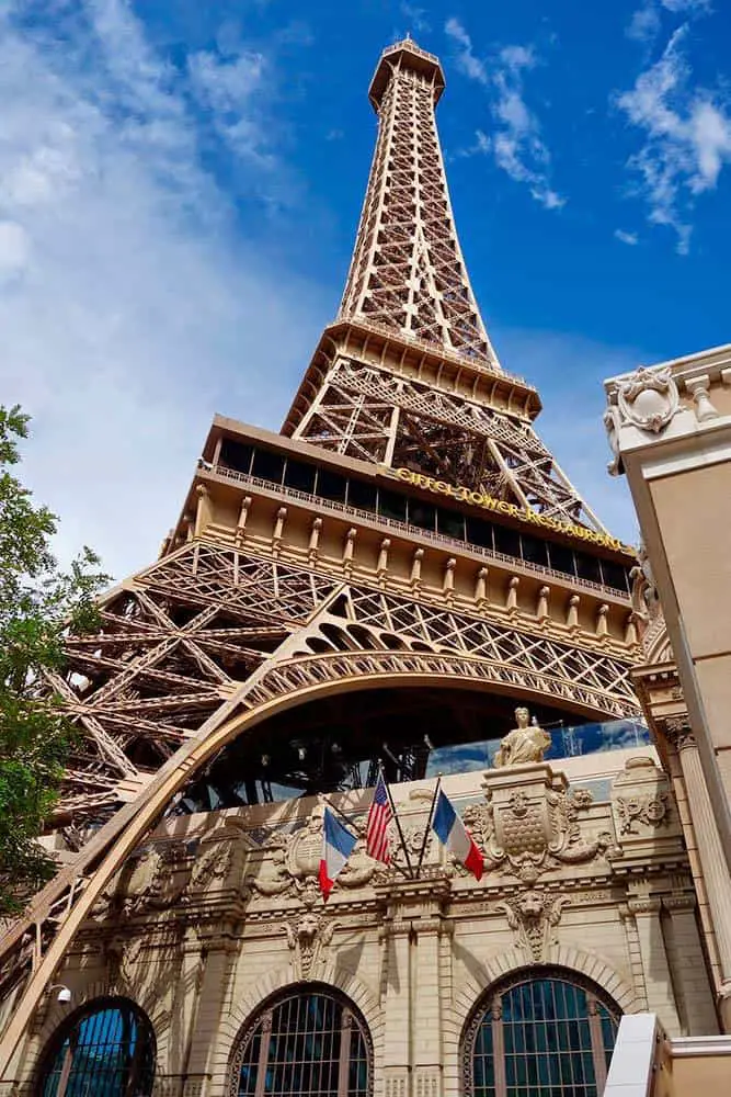 Head to the top of the Eiffel Tower in Las Vegas for amazing views of the city.