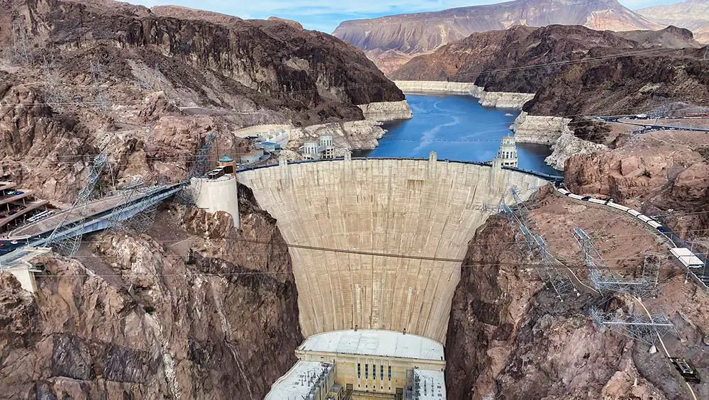 Hoover Dam is a great weekend day trip from Las Vegas.