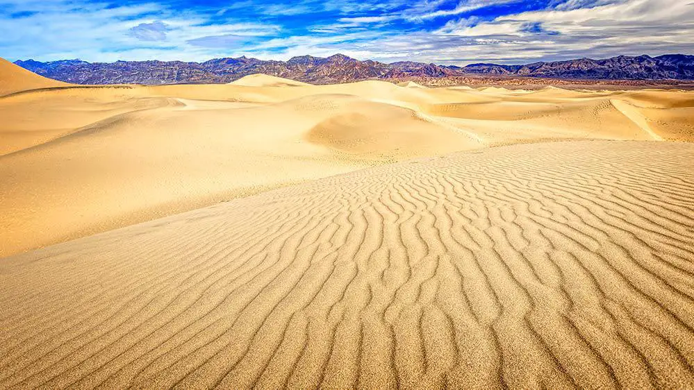 Mesquite Dunes in Death Valley National Park