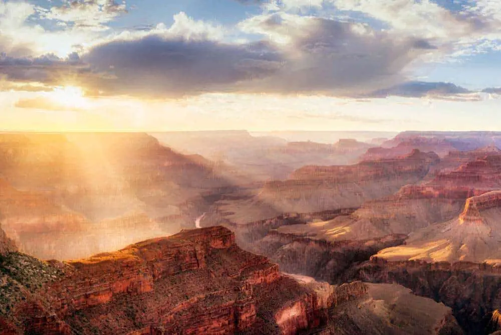 Sunset from Hopi Point at the Grand Canyon