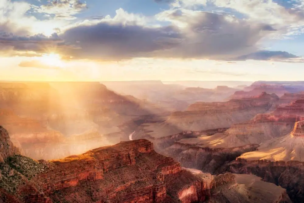 Hopi Point at the South Rim is an awe inspiring viewpoint.