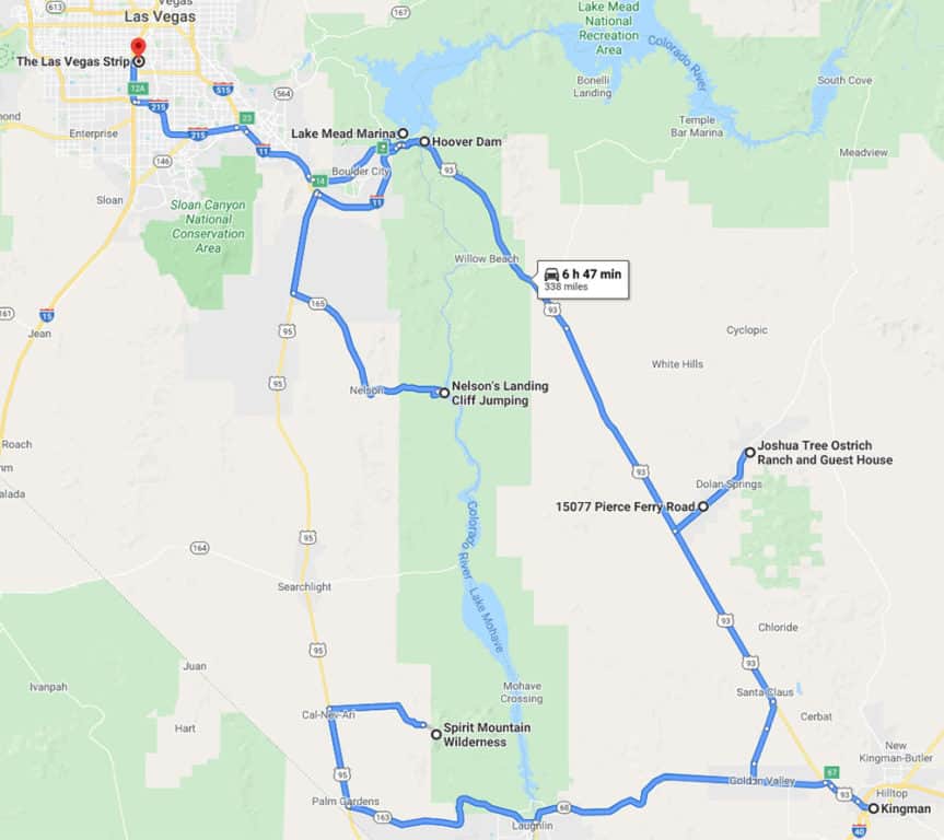 Route 66 Seligman to Kingman to Las Vegas Things to Do On the Way