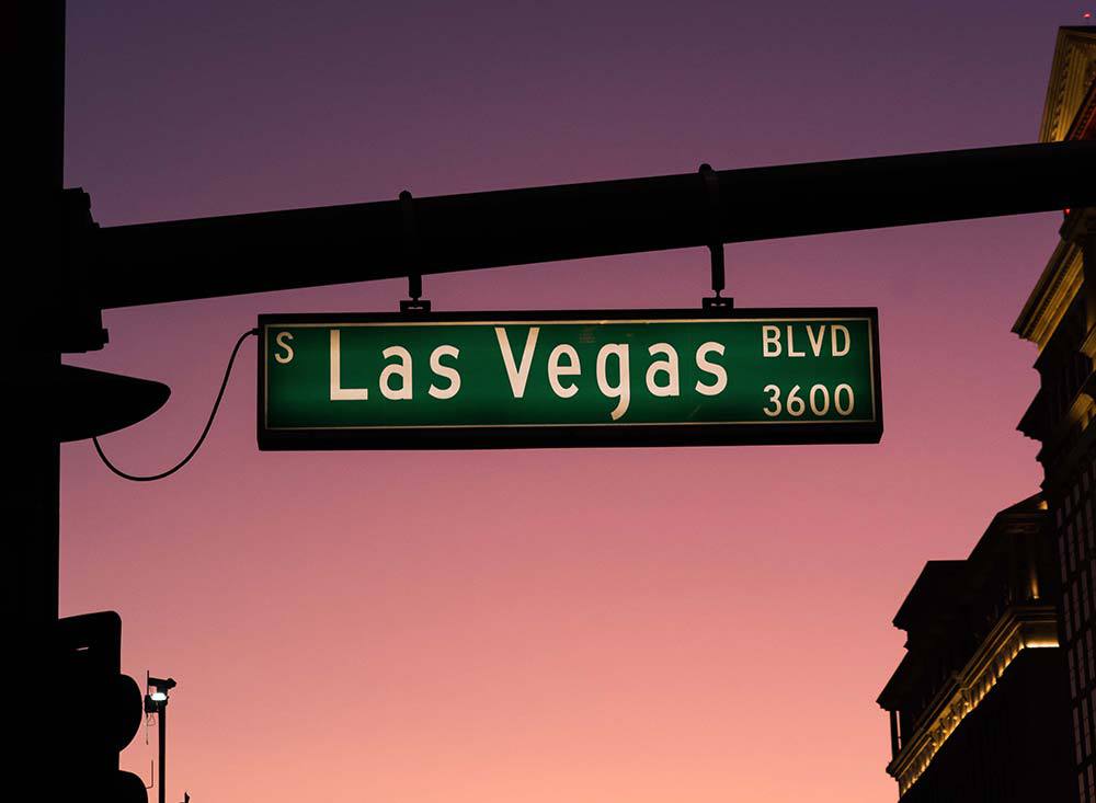 Las Vegas Boulevard street sign