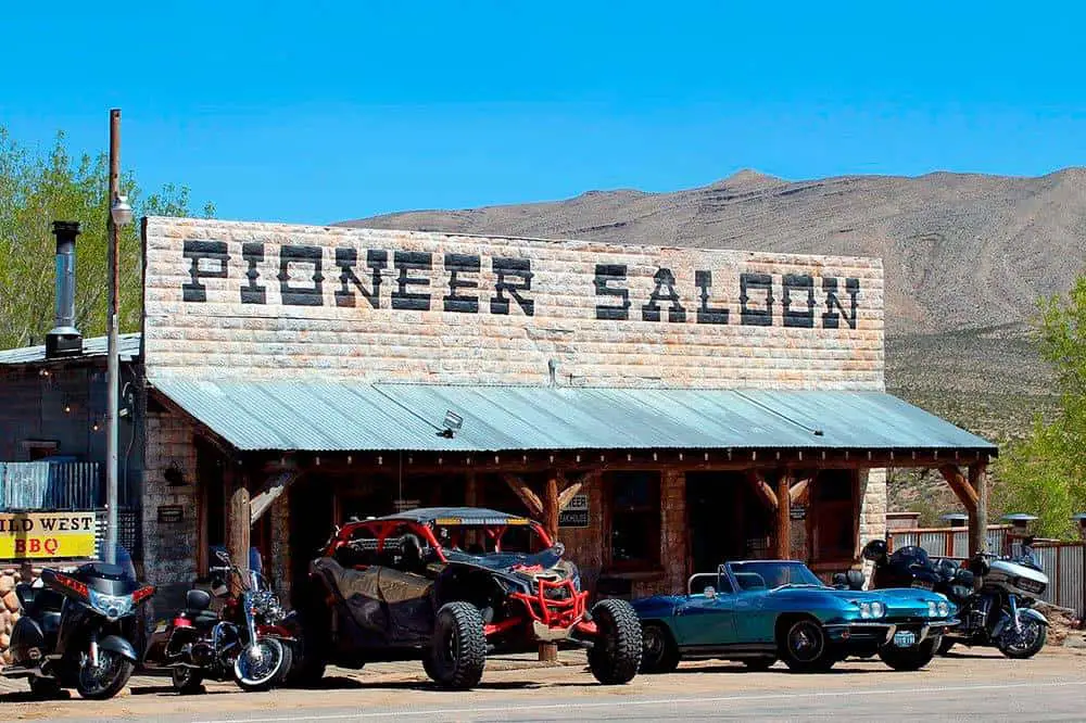 Pioneer Saloon in Goodsprings, Nevada is a great area close to Las Vegas for viewing the night sky