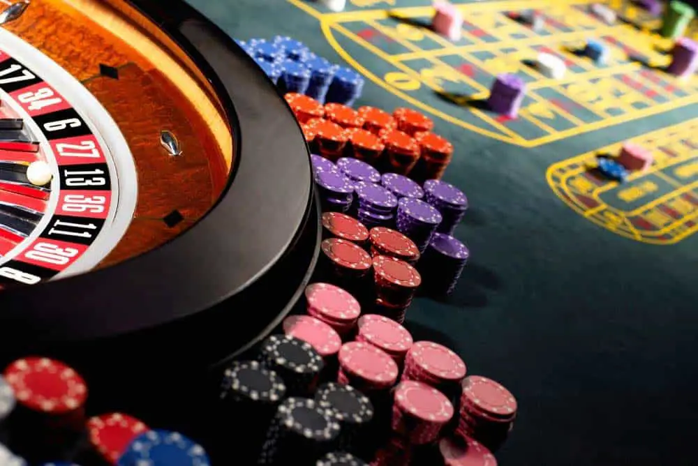 Gaming table in Las Vegas