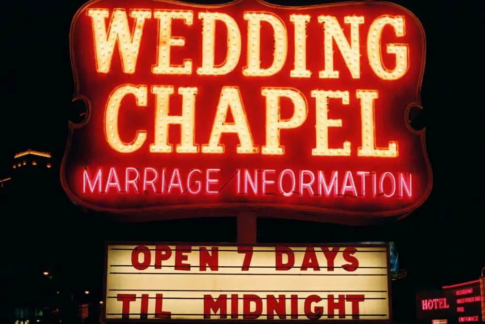 Las Vegas wedding chapel