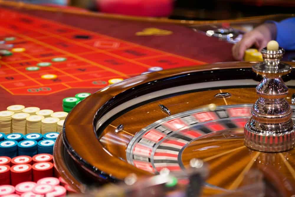 Roulette wheel in Las Vegas Casino