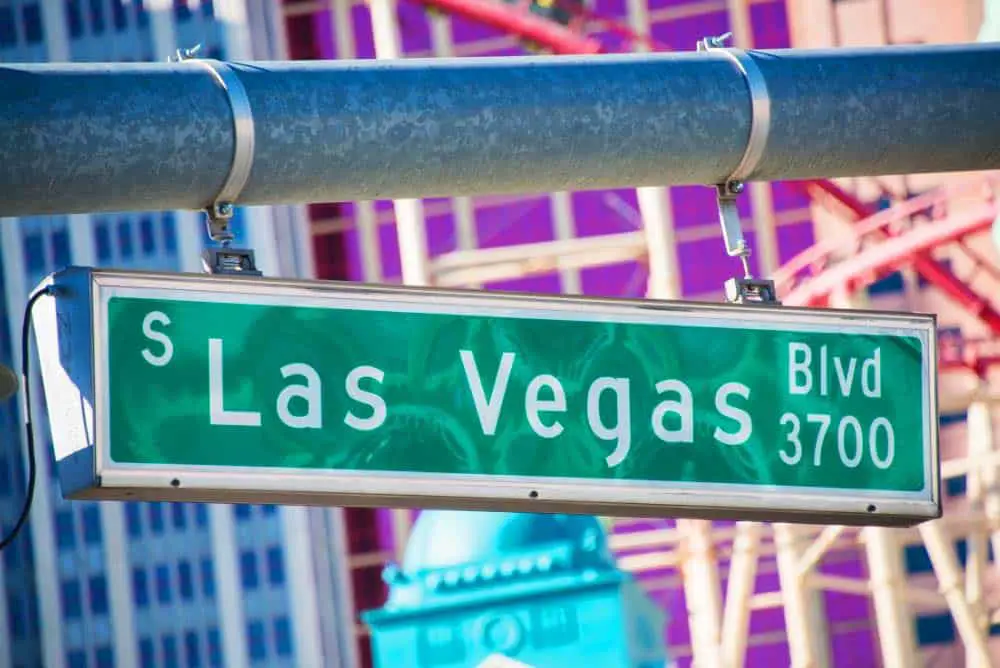 Las Vegas Blvd sign