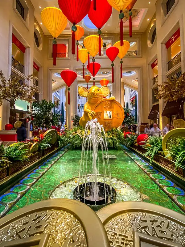 Waterfall Atrium in the Palazzo