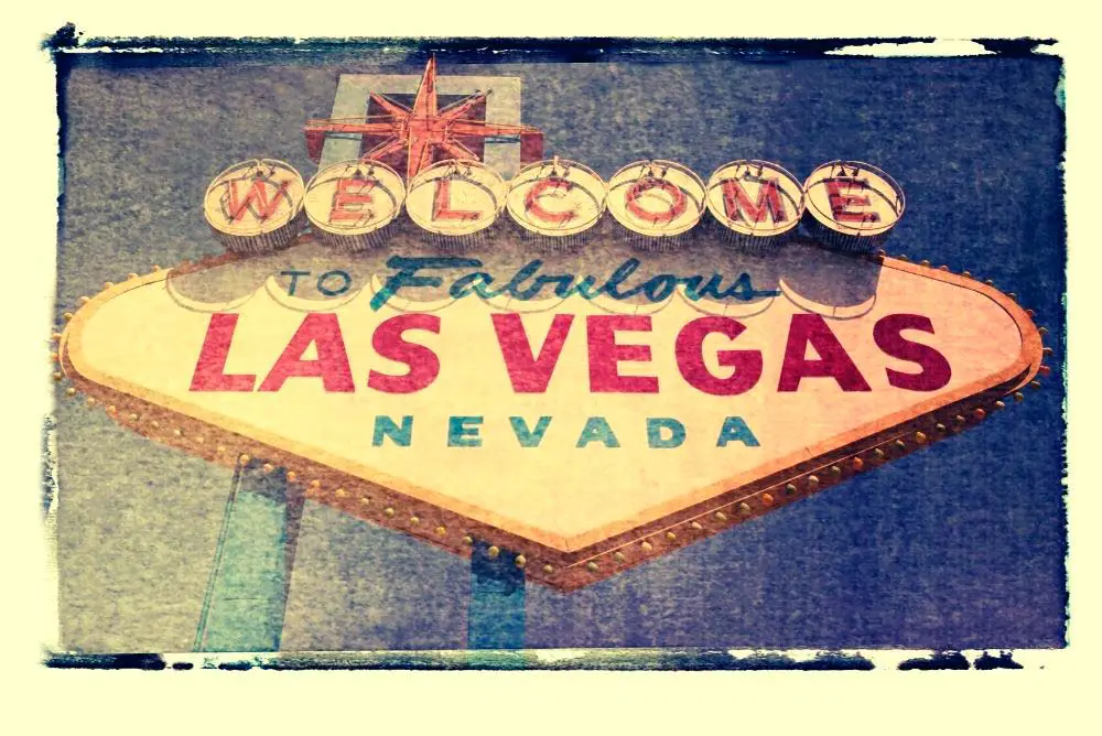 Las Vegas welcome sign