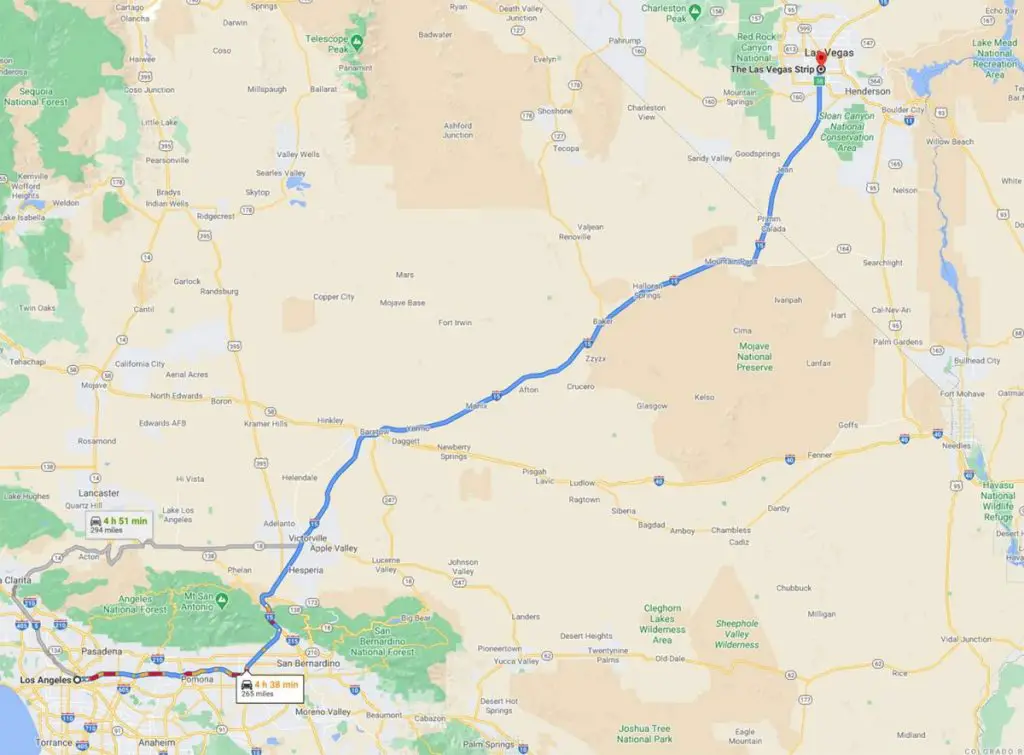 Best Times to Drive From Los Angeles to Las Vegas (Explained