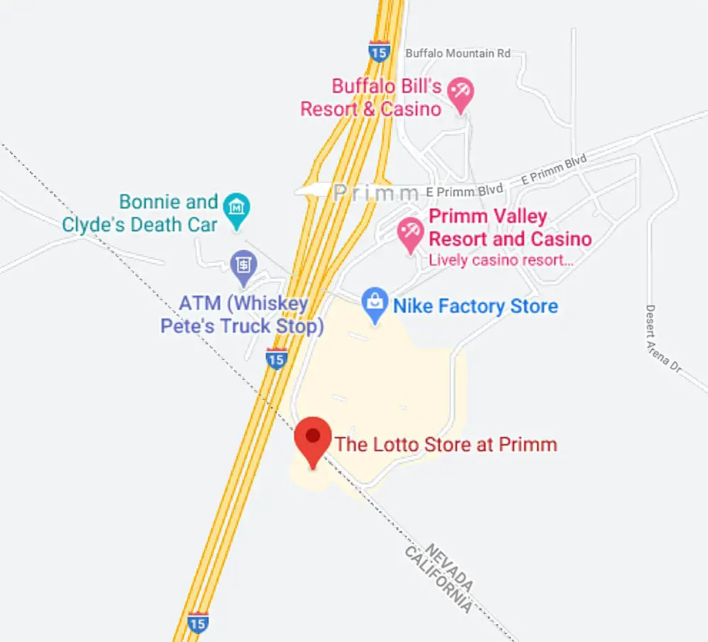 Primm Lotto Store directions and map. The Lotto Store is the best place to buy lottery tickets near Las Vegas.