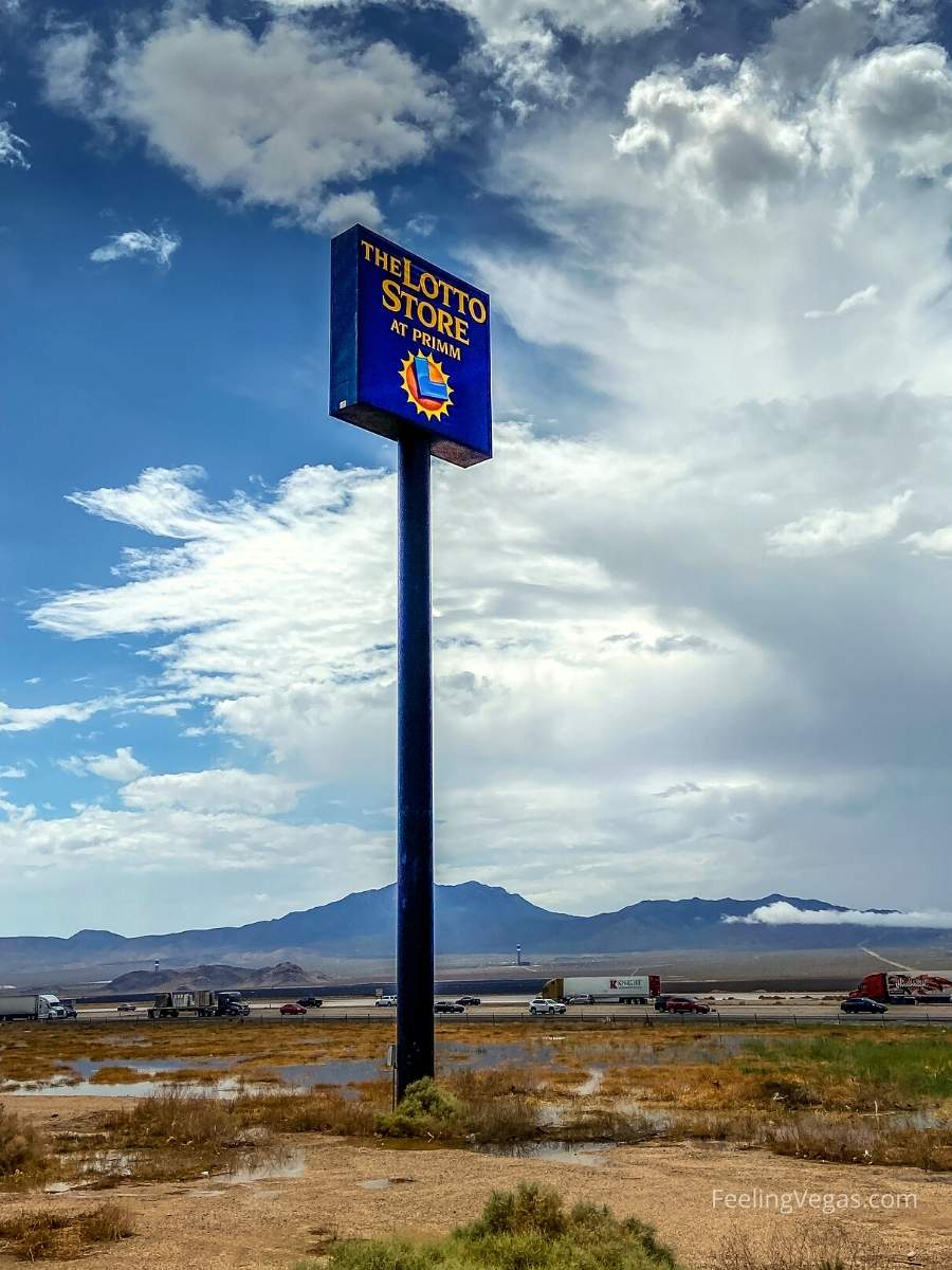 Lottery tickets Las Vegas: The Lotto Store in Primm at the California state line