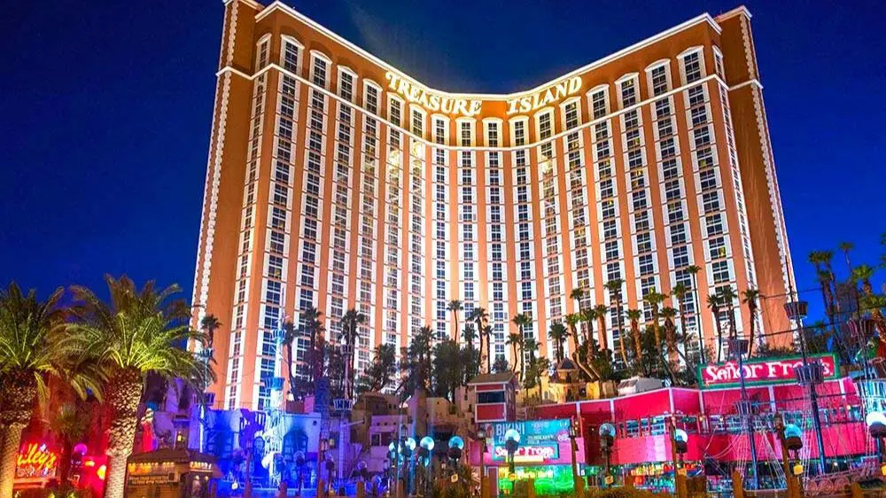 Treasure Island TI, a resort on the Strip in Las Vegas, Nevada.