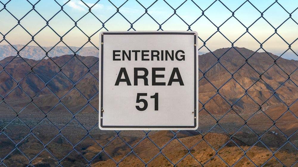 Area 51 near Las Vegas, Nevada