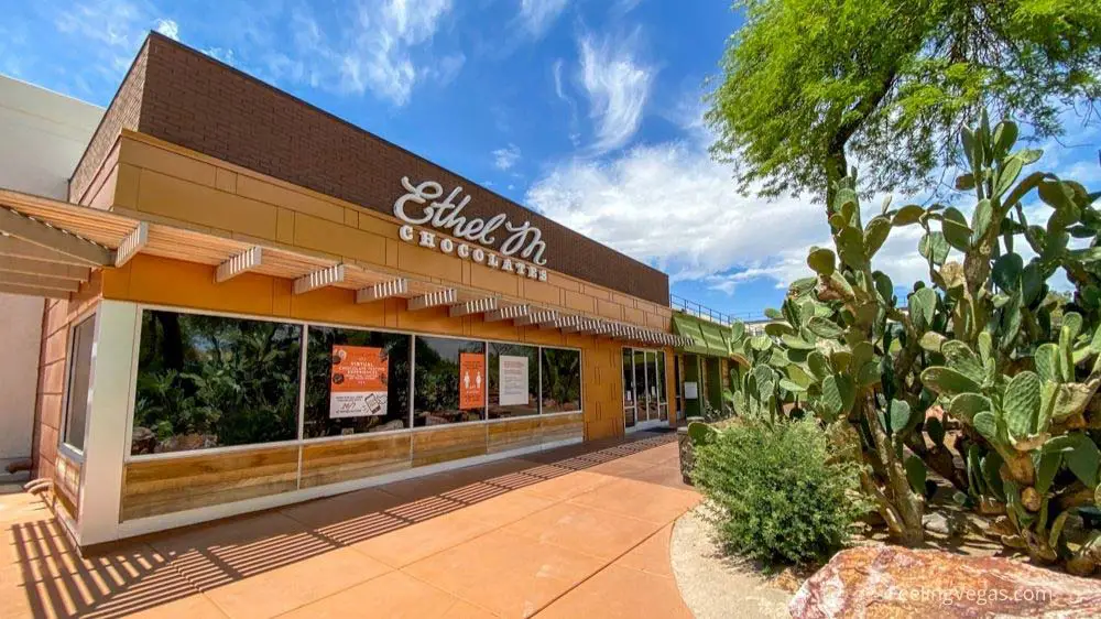 Entrance to Ethel M Chocolate Factory in Las Vegas