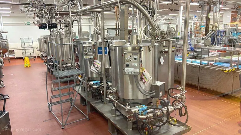 Tour the Ethel M Chocolate Factory & Cactus Garden (Photos!) 4 Chocolate vats at Ethel M Chocolate Factory.
