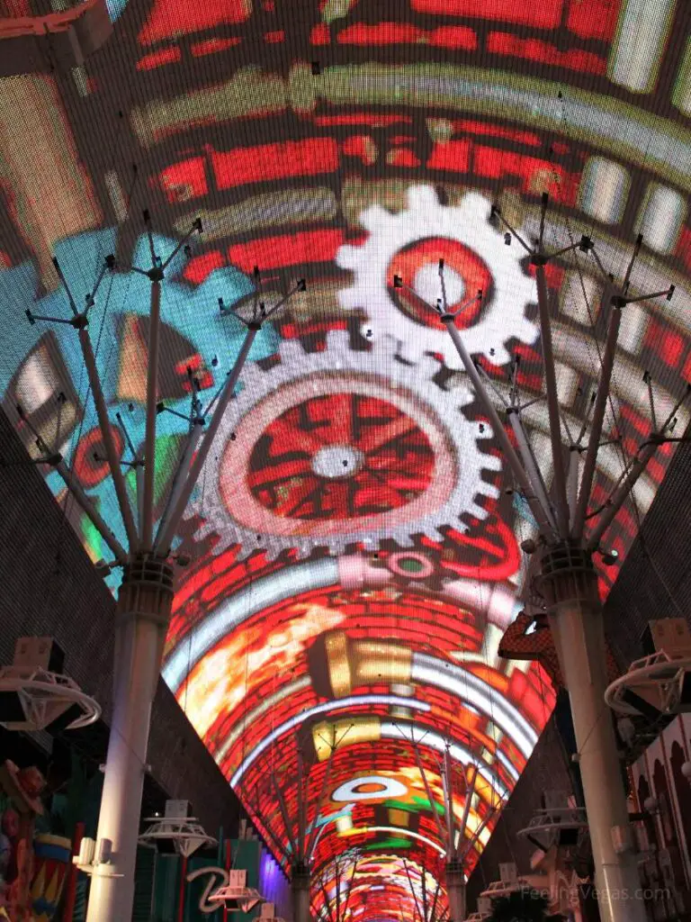 Viva Vision light show at Fremont Street Experience in Las Vegas