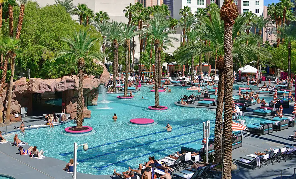 Beach Club Pool at Flamingo Las Vegas.