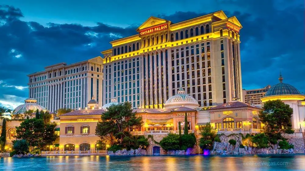 Caesars Palace offers free parking to all its Las Vegas hotel guests.