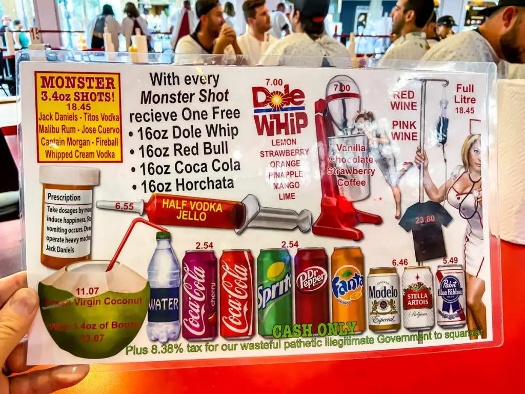 Heart Attack Grill Menu, Prices, & Hours (Las Vegas Restaurant