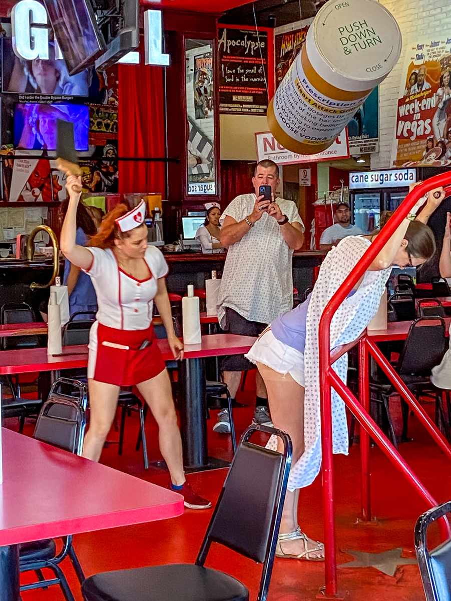 heart attack grill spanking