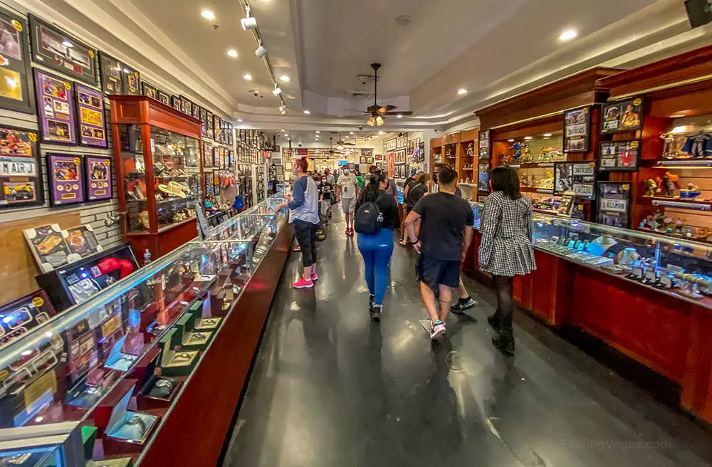 Inside Silver & Gold Pawn from the TV show Pawn Stars in Las Vegas.