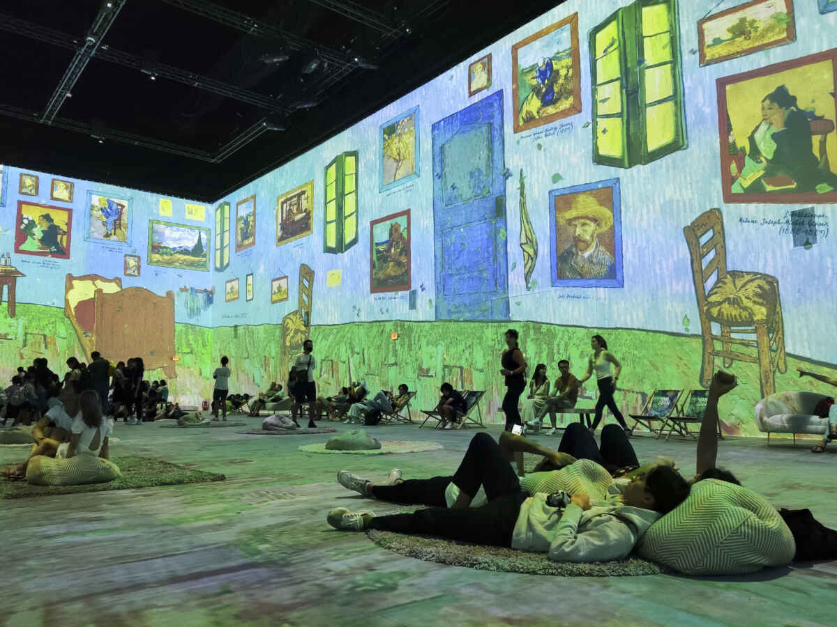 What Is AREA 15 in Las Vegas? (10+ AMAZING Things To See & Do) 3 Van Gogh The Immersive Experience at Area 15