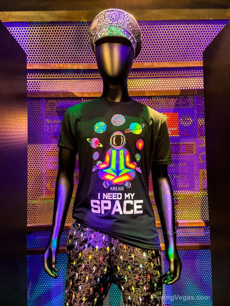 What Is AREA 15 in Las Vegas? (10+ AMAZING Things To See & Do) 18 AREA 15 I need my space t-shirt.