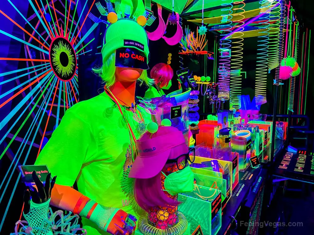 What Is AREA 15 in Las Vegas? (10+ AMAZING Things To See & Do) 19 Black light gear for sale at AREA 15.