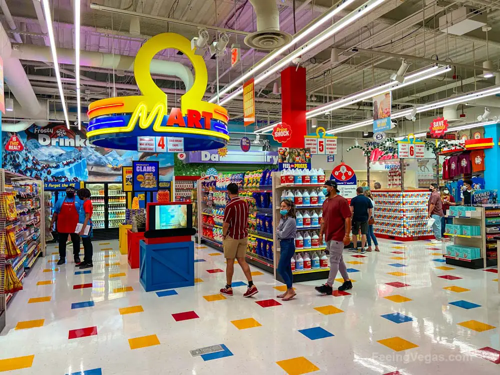 A look inside Omega Mart by Meow Wolf at AREA 15.