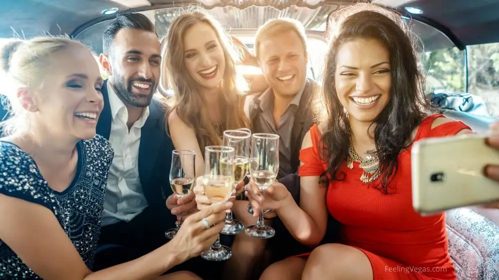 Las Vegas Airport to The Strip in a Limo (How Much?) 2 Limousine service from the Las Vegas airport to the Strip.